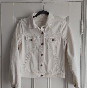 White Denim J Crew Jen Jacket Size Small